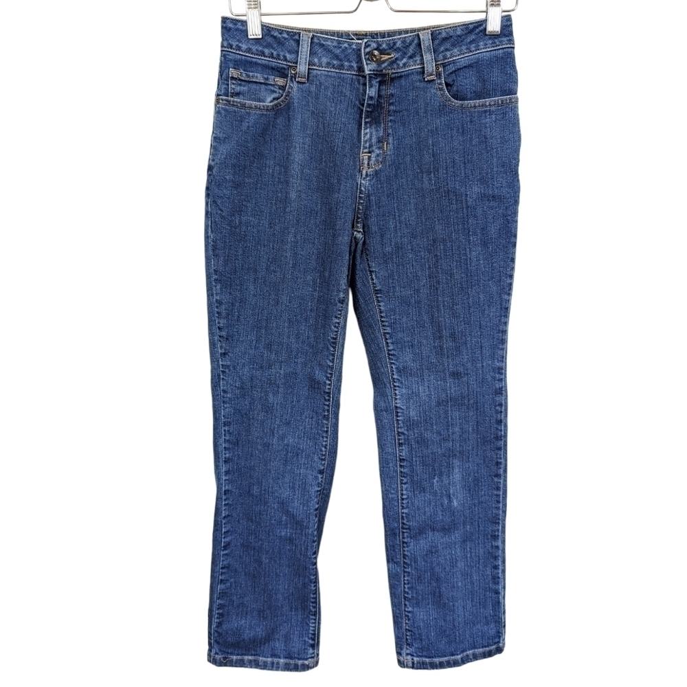 L.L. Bean Classic Fit Straight Leg Jeans Sz 6 Petite